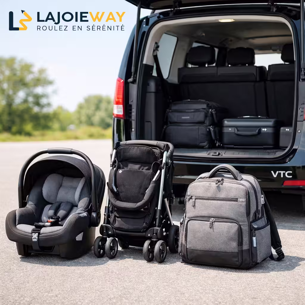Van Lajoieway avec équipement bébé